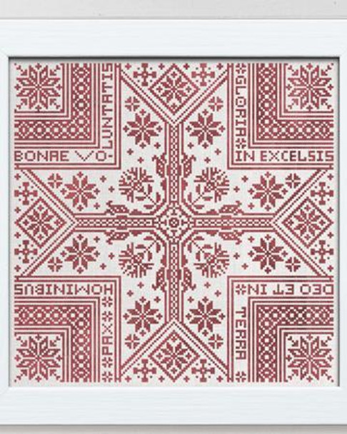 Gloria: A Christmas Star 153 crosses high and wide Modern Folk Embroidery