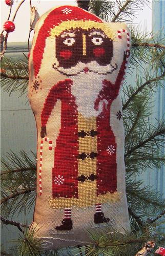 Sweet Santa 78w x 173h Miss Prim Cross Stitch