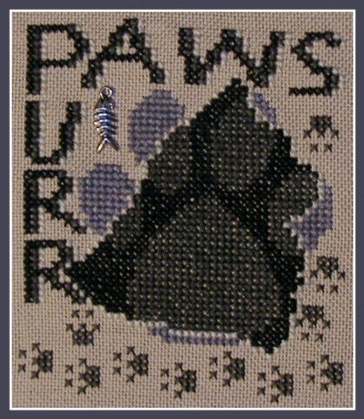 HZWP28 Paws Purr - Word Play Embellishment included by Hinzeit