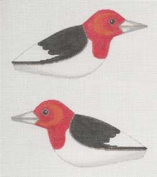 LL306G Labors Of Love Red Headed Wood Pecker Clip on 18 Mesh 6" x 3" each (2)