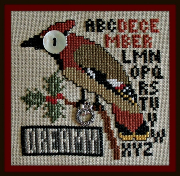 HZBE15 Dreamy December - Birds Eye Embellishment Included by Hinzeit