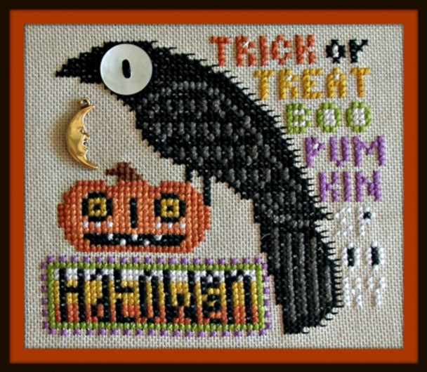 HZBE6 Halloween - Birds Eye Embellishment Included by Hinzeit