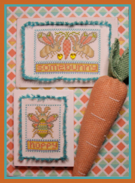 HZLB53 Bee Somebunny/Bee Hoppy - Love Bits (2 designs)  Embellishment Included by Hinzeit