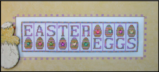 HZJ5 Easter Eggs - Jelly Mini Blocks Embellishment Included by Hinzeit