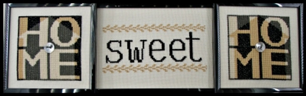 wHZ311 Home Sweet Home - 3 or 1 Embellishment Included by Hinzeit