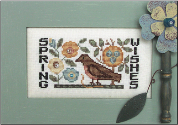 HZC254 Spring Wishes - Charmed II Embellishment Included by Hinzeit