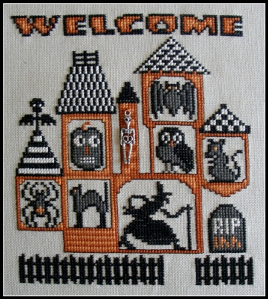 HZC223 Welcome RIP Inn - Charmed II Embellishment Included by Hinzeit