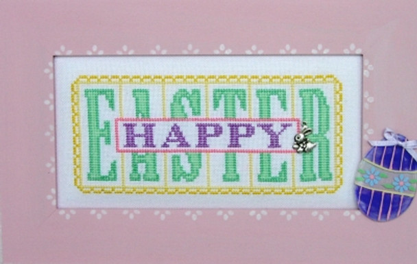 HZPB2 Happy Easter - Printers Block Embellishment Included by Hinzeit