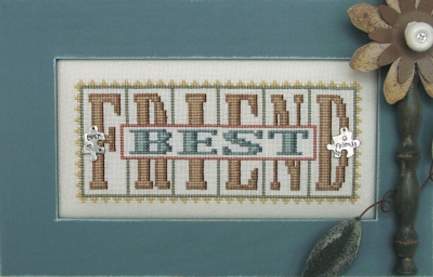 HZPB3 Best Friends - Printers Block Embellishment Included by Hinzeit