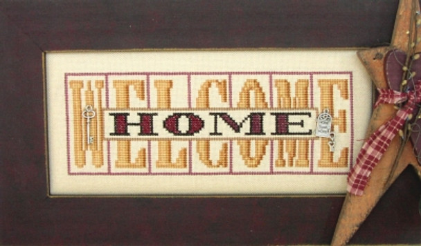 HZPB5 Welcome Home - Printers Block Embellishment Included by Hinzeit