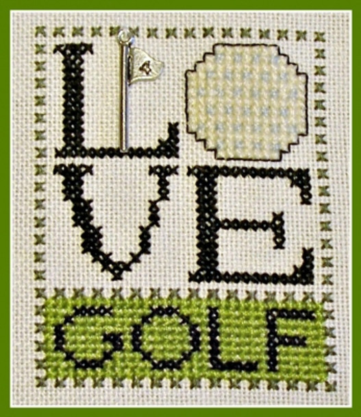 HZLB5 Love Golf - Love Bits Embellishment Included by Hinzeit