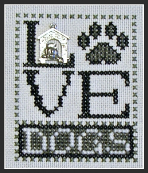 HZLB3 Love Dogs - Love Bits Embellishment Included by Hinzeit