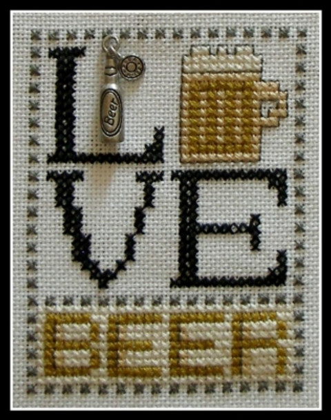 HZLB27 Love Beer- Love Bits Embellishment Included by Hinzeit