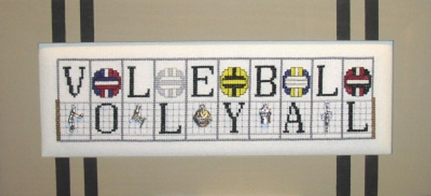 wHZMB105 Volleyball - Mini Blocks Embellishment Included by Hinzeit