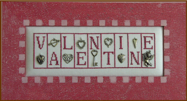 HZMB104 Valentine - Mini Blocks Embellishment Included by Hinzeit