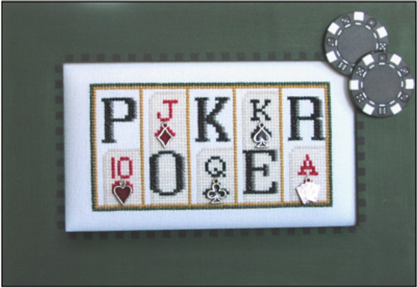 wHZMB76 Poker - Mini BlocksEmbellishment Included by Hinzeit