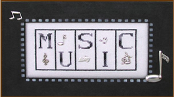 HZMB72 Music - Mini Blocks Embellishment Included by Hinzeit