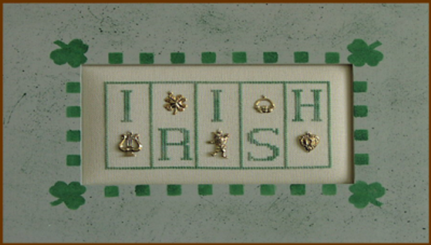 HZMB60 Irish (green) - Mini Blocks Embellishment Included by Hinzeit