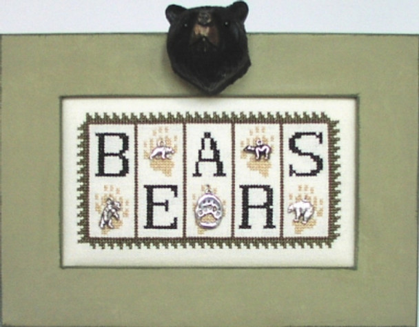 HZMB16 Bears- Mini Blocks  Embellishment Included by Hinzeit