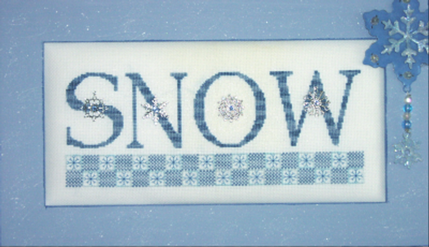 HZH3 Snow - Homespun Embellishment Included by Hinzeit