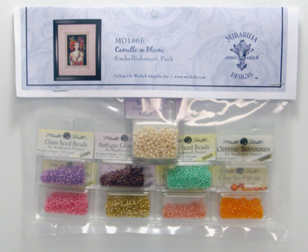 MD186E Camille in Bloom Embellishment Pack Mirabilia Designs