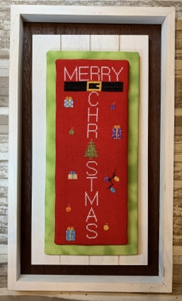 Merry Christmas 183h x 60w by Needle Bling Designs 20-2780 NBD163