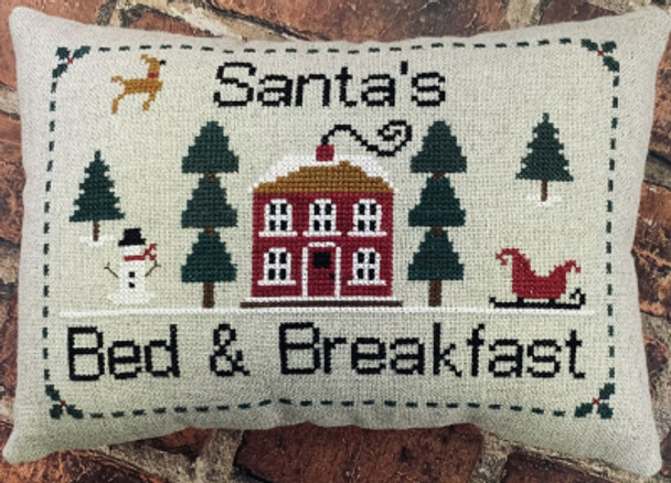 Santa's Bed & Breakfast - North Pole Shops Series 74h x 108w Needle Bling Designs 21-2045 NBD186 