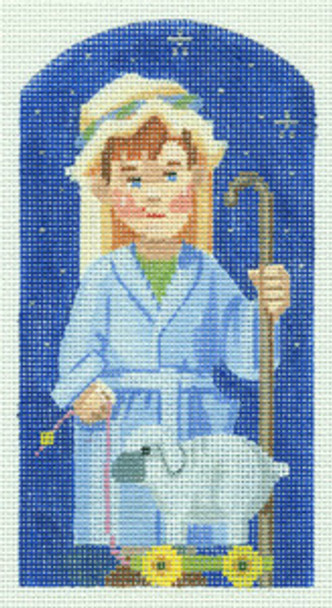 LL490D Labors Of Love A Kindergarten Nativity Shepherd 18 Mesh 3.25x6