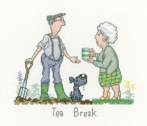 HC1613 Tea Break - Golden Years By Peter Underhill Heritage Crafts