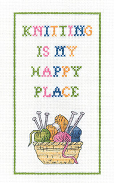 Heritage Crafts HC1646 Happy Knitting by Karen Carter - Karen's Sayings