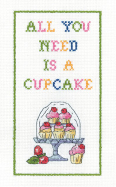 Heritage Crafts HC1650 Cupcake by Karen Carter - Karen's Sayings