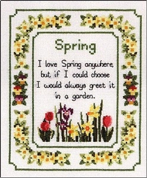 Heritage Crafts HC465 Spring by Susan Ryder - Say It In Stitche