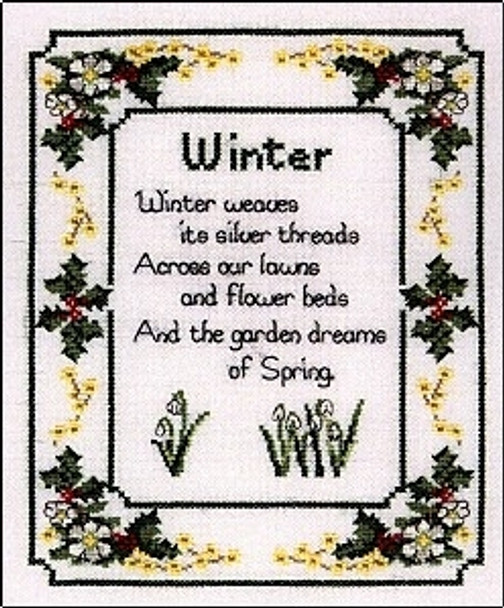 Heritage Crafts HC468 Winter by Susan Ryder - Say It In Stitche