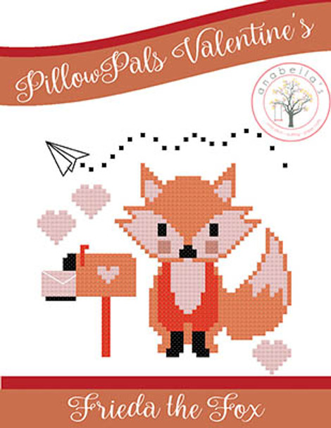 Frieda The Fox - PillowPals Valentine's  64w x 64h by Anabella's 24-1131