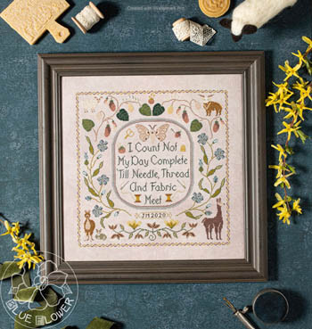 YT From Nature To My Needle 235w x 235h by Blue Flower, The WiBF123