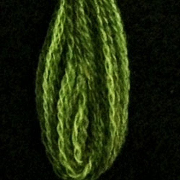 VA10W53 Olive Lime  Silk Yarn Skein - 3 Ply  Valdani 