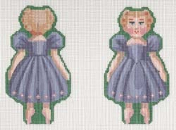 LL521B Labors Of Love Victorian China Doll 18 Mesh 3 x 5  Each (2)