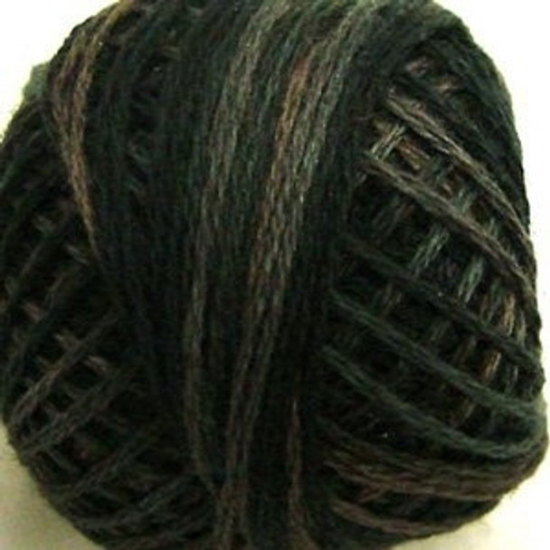 VA10540 Black Olive Floss 3Ply Balls Valdani