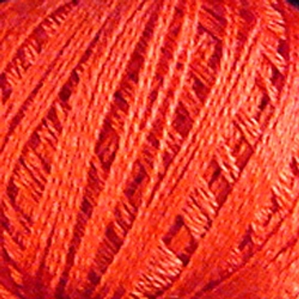 VAS1073 Peach Orange Dark Floss 3Ply Balls Solid Valdani