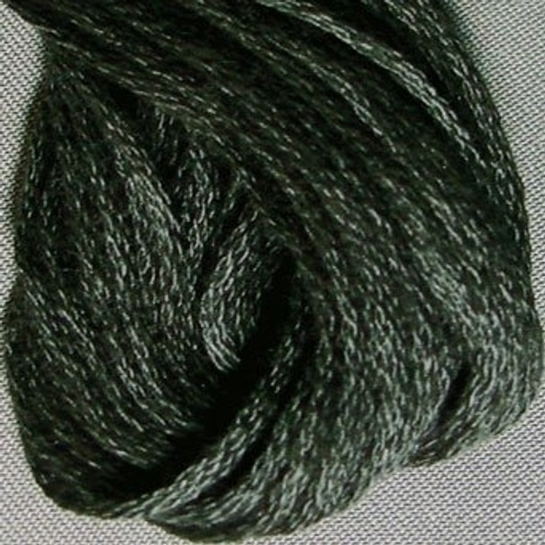 VA128112 Black Medium Cotton Floss 6Ply Skein Valdani