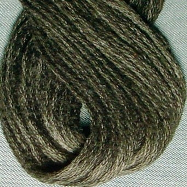 VA128122 Brown Black Medium Cotton Floss 6Ply Skein Valdani