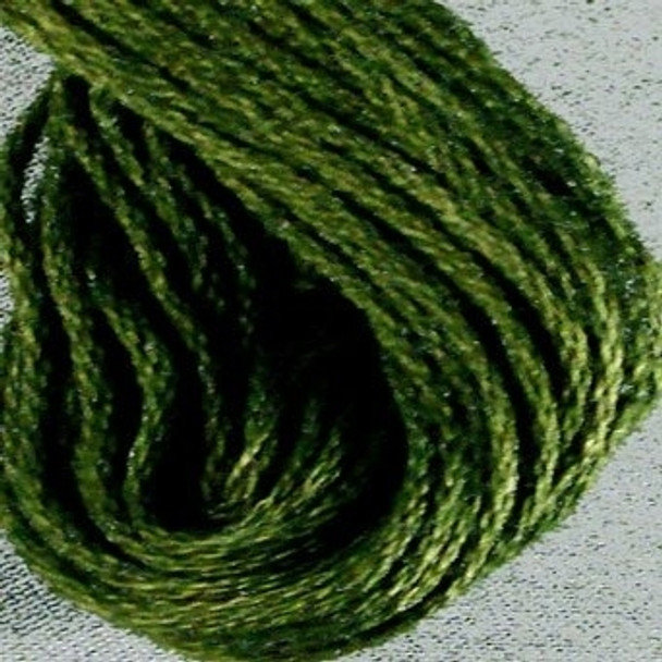 VA12823 Olive Green Dark Cotton Floss 6Ply Skein Valdani