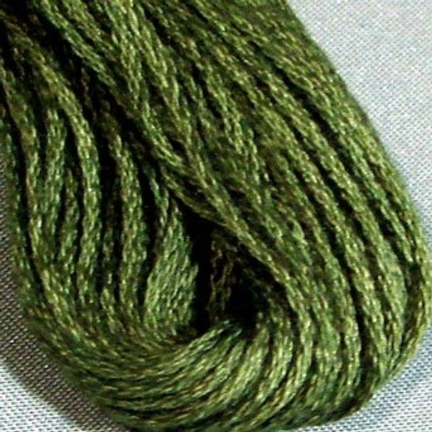 VA12822 Olive Green Medium Cotton Floss 6Ply Skein Valdani
