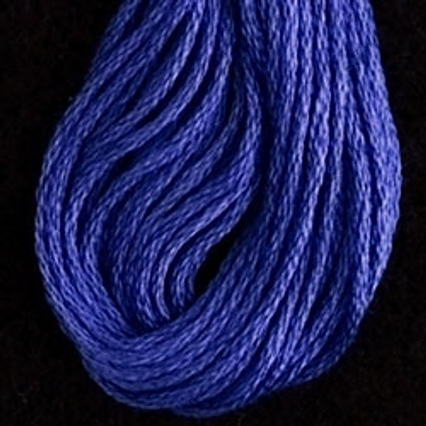 VAS121242 Dark Blue Cotton Floss 6Ply Skein Solid Valdani