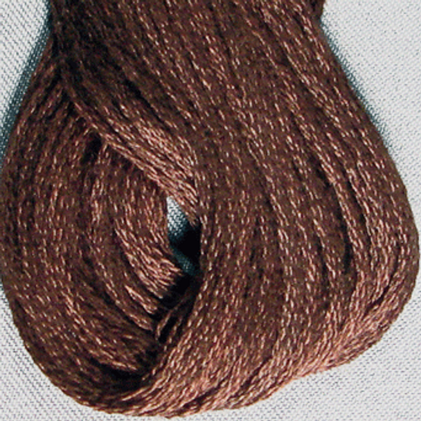 VAS121644 Red Brown Medium Dark HD Cotton Floss 6Ply Skein Solid Valdani