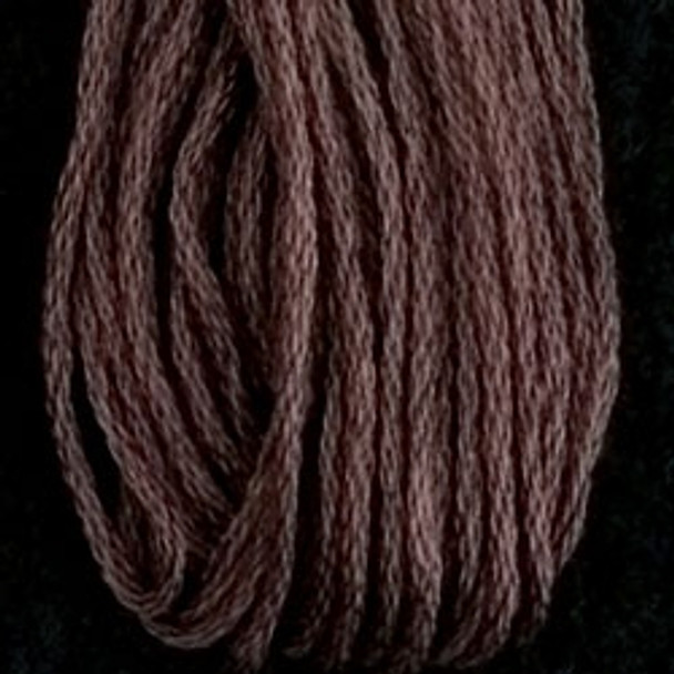 VAS12172 Rich Brown Medium Cotton Floss 6Ply Skein Solid Valdani