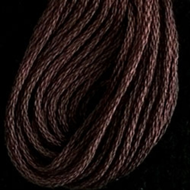 VAS12173 Cotton Floss Rich Brown Dark 6Ply Skein Solid Valdani