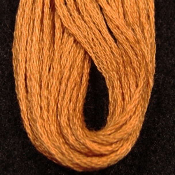 VAS12675 Rusty Orange Dark Cotton Floss 6Ply Skein Solid Valdani