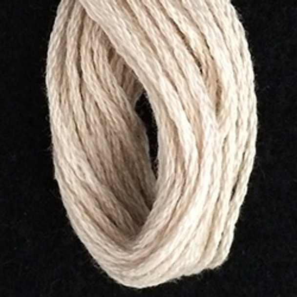 VAS126 Natural Cotton Floss 6Ply Skein Solid Valdani