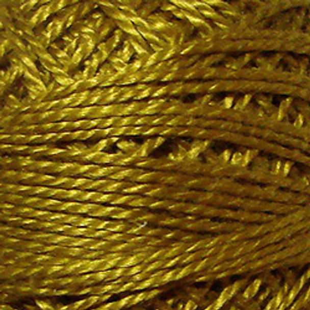 12VA153 Golden Moss Pearl Cotton Size 12 Ball Valdani